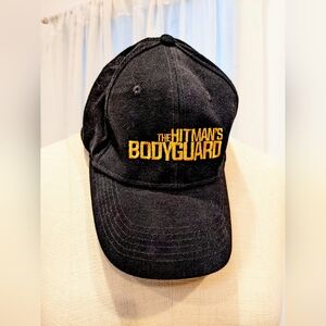 The Hitman's Bodyguard baseball hat cap black gold film promo swag new clean